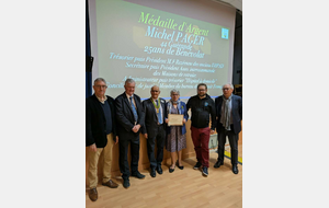 LA SECRETAIRE DU CDMJSEA44 HONOREE