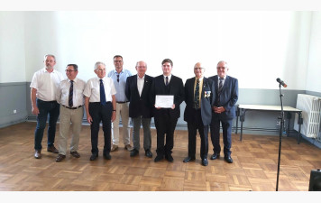 EVAN PASSELANDE A L'HONNEUR