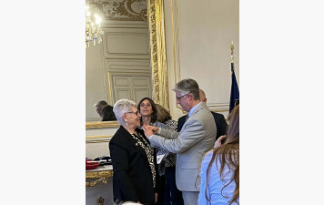 NOTRE SECRETAIRE ET TRESORIERE ADJOINTE HONOREES